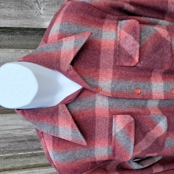 Men's RARE Vintage Wool Blend Flannel Button Down Shirt - Picture 15 of 17